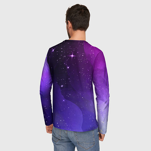 Мужской лонгслив Disturbed просто космос / 3D-принт – фото 4
