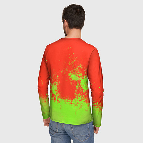 Мужской лонгслив Человек-бензопила : Дэндзи резня / 3D-принт – фото 4