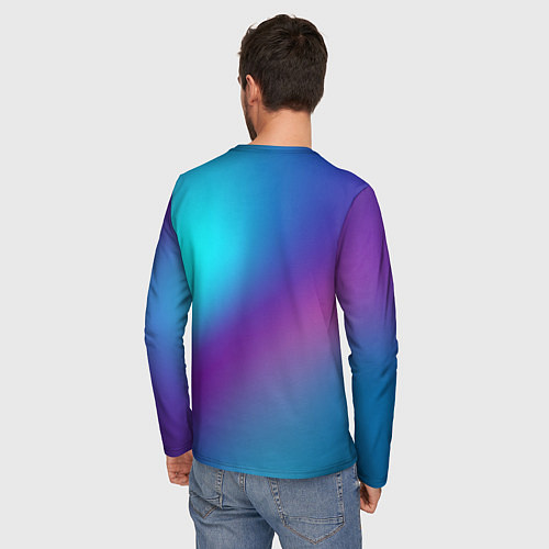 Мужской лонгслив Утконосий Дзен 3D / 3D-принт – фото 4