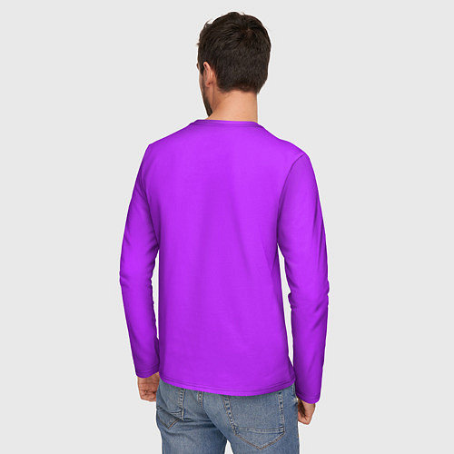 Мужской лонгслив Roblox red - Роблокс лого с подтеками / 3D-принт – фото 4