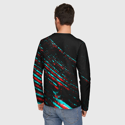 Мужской лонгслив Assassins Creed в стиле glitch и баги графики на т / 3D-принт – фото 4