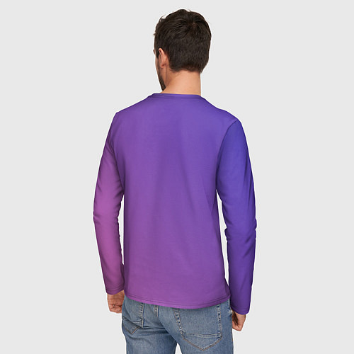 Мужской лонгслив Бейдж логотип КР / 3D-принт – фото 4