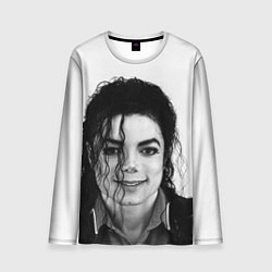 Лонгслив мужской Майкл Джексон Фото, цвет: 3D-принт
