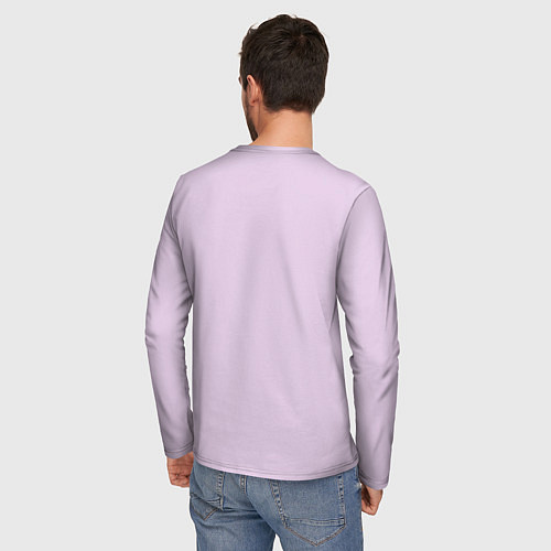 Мужской лонгслив Стройная гимнастка / 3D-принт – фото 4