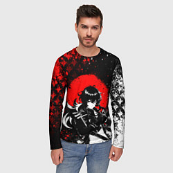 Лонгслив мужской Дилюк - Мрачный геншин, цвет: 3D-принт — фото 2