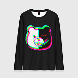 Лонгслив мужской Danganronpa glitch monokuma, цвет: 3D-принт