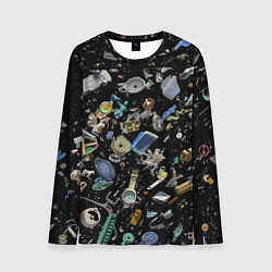 Мужской лонгслив Пластиковый мусор - всякая всячина!