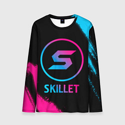 Лонгслив мужской Skillet - neon gradient, цвет: 3D-принт