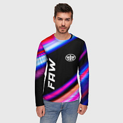Лонгслив мужской FAW speed lights, цвет: 3D-принт — фото 2