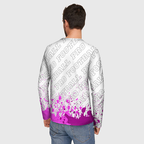 Мужской лонгслив Sevilla pro football: символ сверху / 3D-принт – фото 4