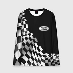 Лонгслив мужской Land Rover racing flag, цвет: 3D-принт
