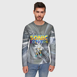 Лонгслив мужской Silver Hedgehog - Sonic - Video Game, цвет: 3D-принт — фото 2