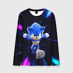 Мужской лонгслив Sonic running