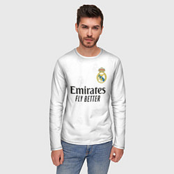 Лонгслив мужской Реал Мадрид форма 20222023, цвет: 3D-принт — фото 2