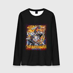 Лонгслив мужской Человек-бензопила с трёх ракурсов, цвет: 3D-принт