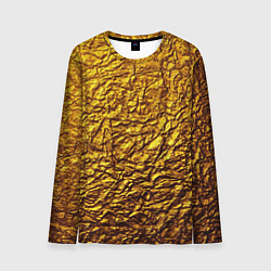 Лонгслив мужской Золотая фольга, цвет: 3D-принт