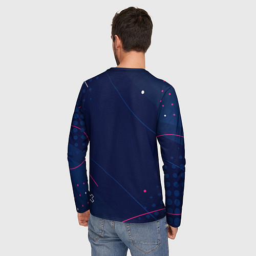 Мужской лонгслив Символ Final Fantasy и надпись best game ever / 3D-принт – фото 4