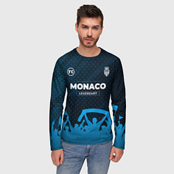 Лонгслив мужской Monaco legendary форма фанатов, цвет: 3D-принт — фото 2