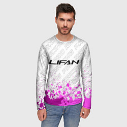Лонгслив мужской Lifan pro racing: символ сверху, цвет: 3D-принт — фото 2