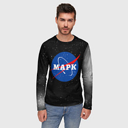 Лонгслив мужской Марк Наса космос, цвет: 3D-принт — фото 2