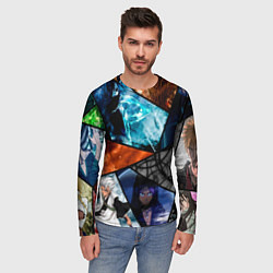 Лонгслив мужской Персонажи Блич В Осколах, цвет: 3D-принт — фото 2