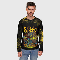Лонгслив мужской Slipknot Yellow Monster, цвет: 3D-принт — фото 2
