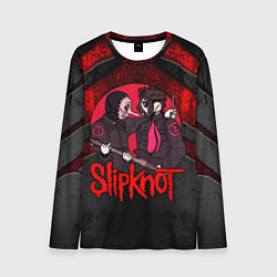 Лонгслив мужской Slipknot black and red, цвет: 3D-принт