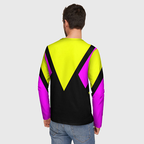 Мужской лонгслив FIRM прямиком из восьмидесятых / 3D-принт – фото 4