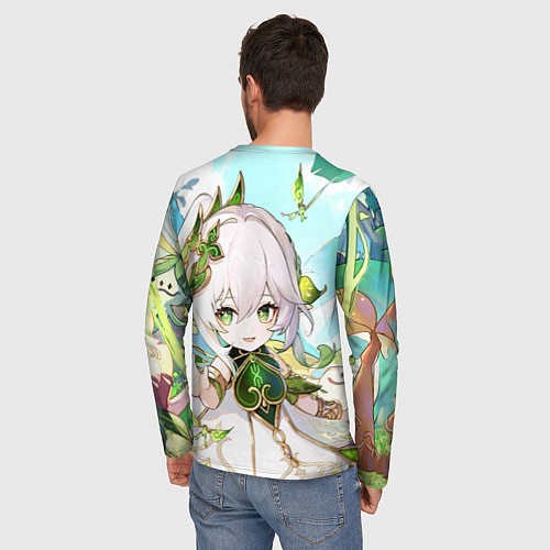 Мужской лонгслив Нахида персонаж Genshin Impact / 3D-принт – фото 4