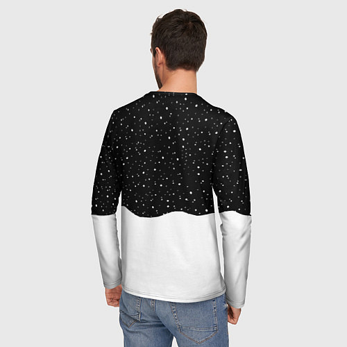 Мужской лонгслив Ночь перед рождеством / 3D-принт – фото 4