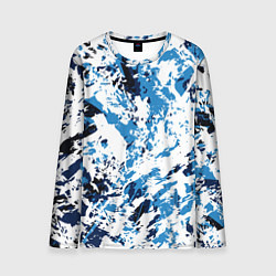 Лонгслив мужской Взрыв гжели, цвет: 3D-принт