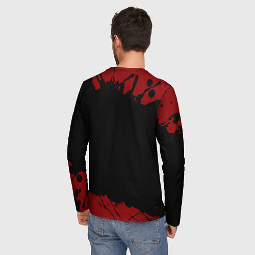 Мужской лонгслив Сделано в 1989 году в СССР и желтый серп и молот / 3D-принт – фото 4