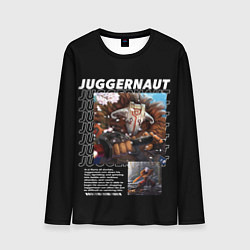 Лонгслив мужской Juggernaut надписи, цвет: 3D-принт