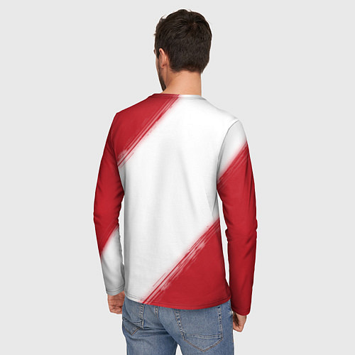 Мужской лонгслив Trust me Im financier white / 3D-принт – фото 4