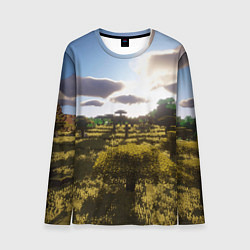 Лонгслив мужской Minecraft природа, цвет: 3D-принт
