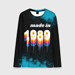 Лонгслив мужской Made in 1989: liquid art, цвет: 3D-принт