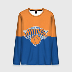 Лонгслив мужской Нью-Йорк Никс НБА, цвет: 3D-принт