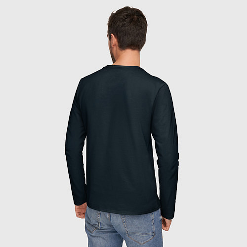 Мужской лонгслив Медведь-танк / 3D-принт – фото 4