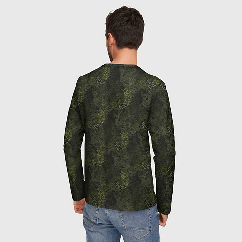 Мужской лонгслив Федор камуфляж / 3D-принт – фото 4