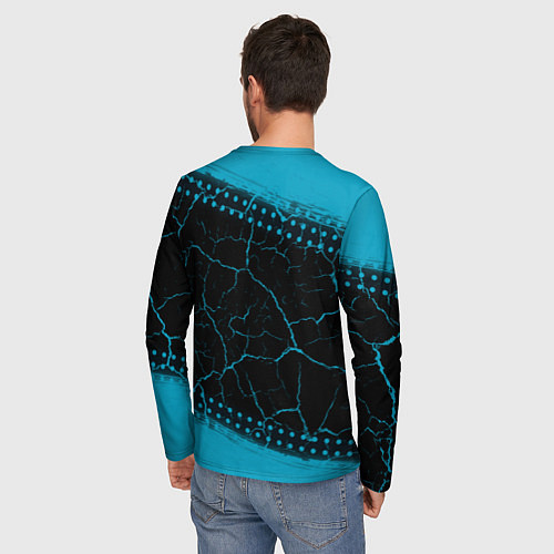 Мужской лонгслив Made in 2000: vintage art / 3D-принт – фото 4