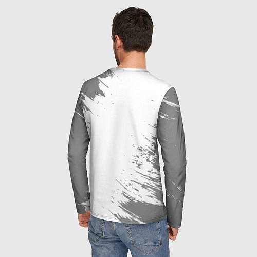 Мужской лонгслив Я же Виктор и этим всё сказано: на светлом / 3D-принт – фото 4