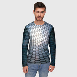 Лонгслив мужской Кольчуга доспехи среднивековья, цвет: 3D-принт — фото 2