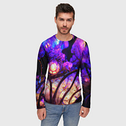 Лонгслив мужской Цветы грёз, цвет: 3D-принт — фото 2