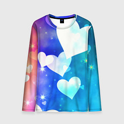 Лонгслив мужской Dreamy Hearts Multicolor, цвет: 3D-принт