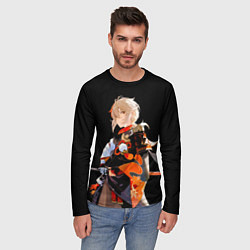 Лонгслив мужской Казуха с мечом - Genshin Impact, цвет: 3D-принт — фото 2