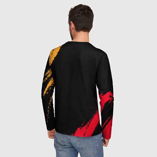 Мужской лонгслив Валерий бесценен, а для всего остального есть день / 3D-принт – фото 4