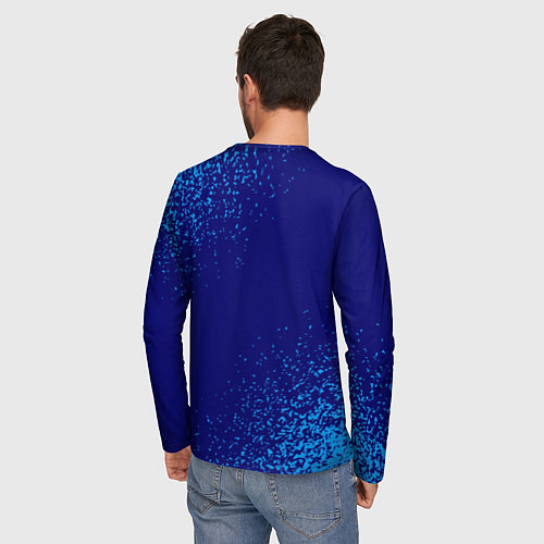 Мужской лонгслив Арсений рокозавр / 3D-принт – фото 4