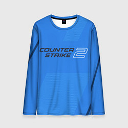 Лонгслив мужской Counter Strike 2 с логотипом, цвет: 3D-принт