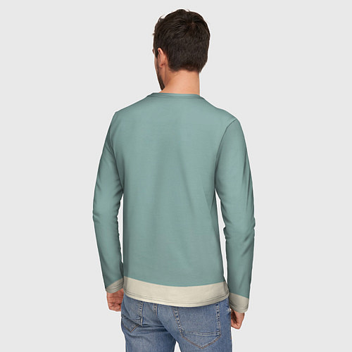 Мужской лонгслив Путь воина домой / 3D-принт – фото 4