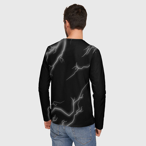 Мужской лонгслив Лучший таргетолог: 100% профи / 3D-принт – фото 4